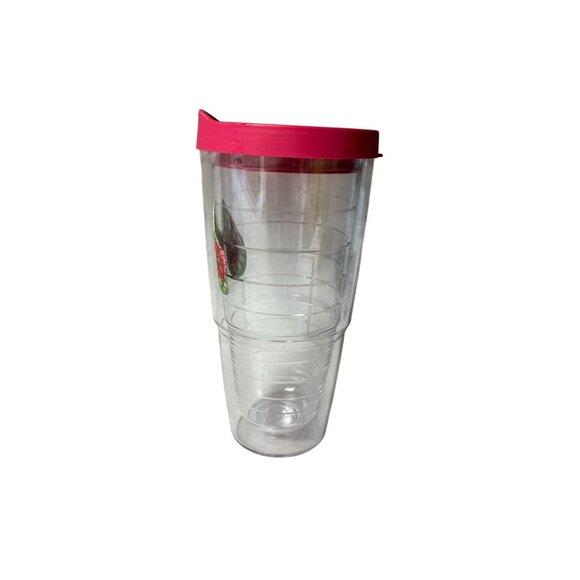 Tervis 24oz Tumbler Flip Flops Insulated Cup Red Lid Travel Mug Made in USA - Picture 6 of 10